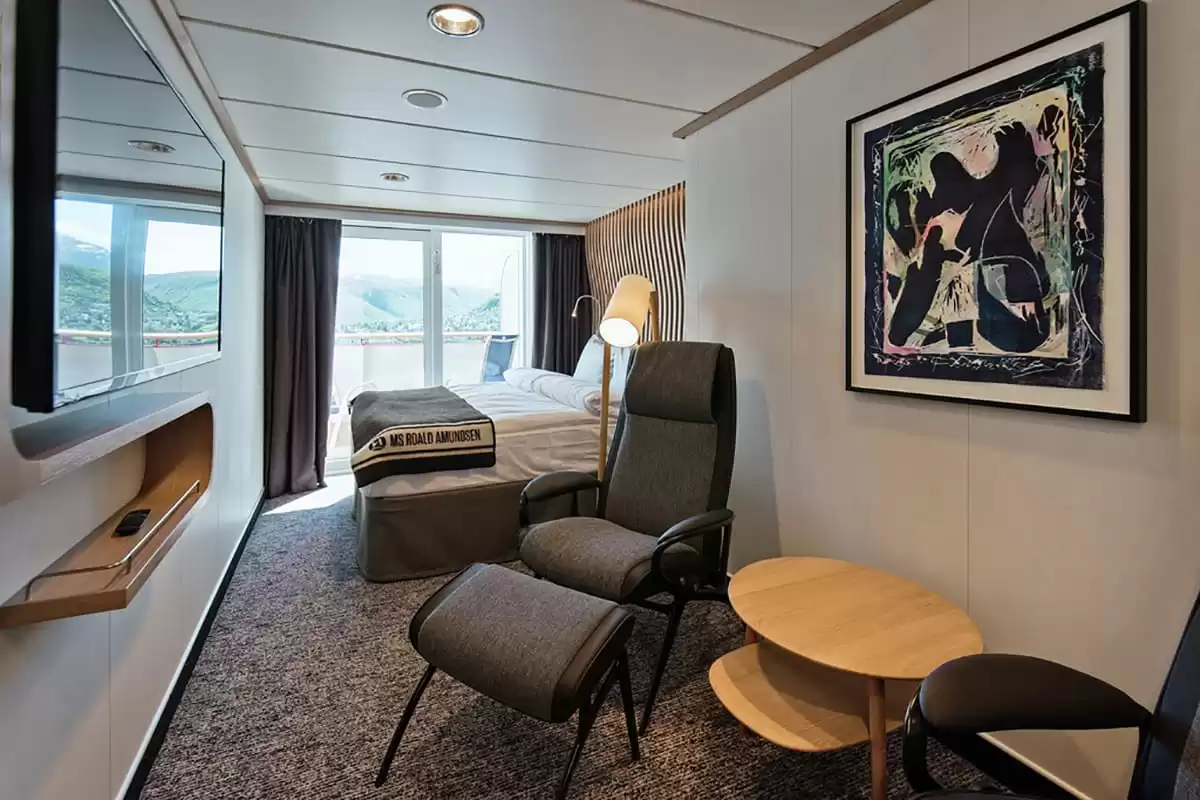 el MS Roald Amundsen :  cabine 58