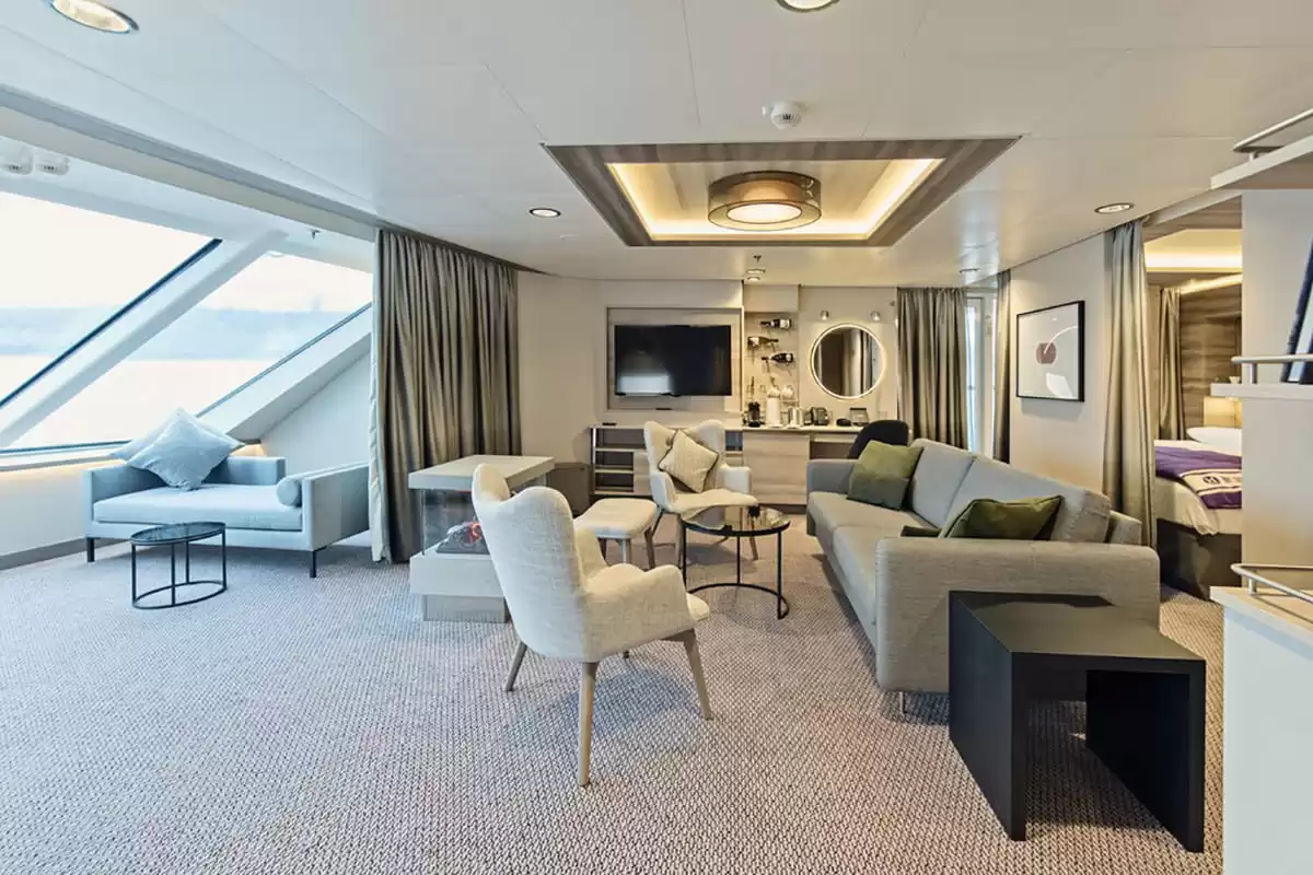 el MS Roald Amundsen :  cabine 72