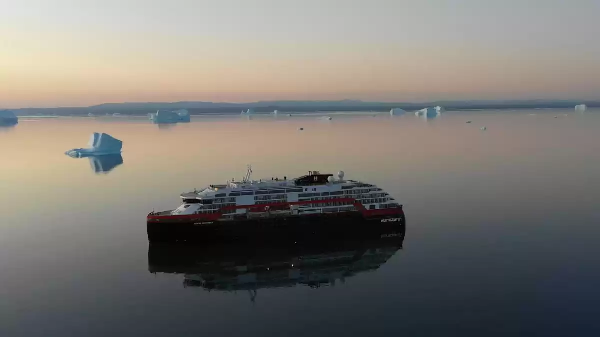 el MS Roald Amundsen :  cabine 4