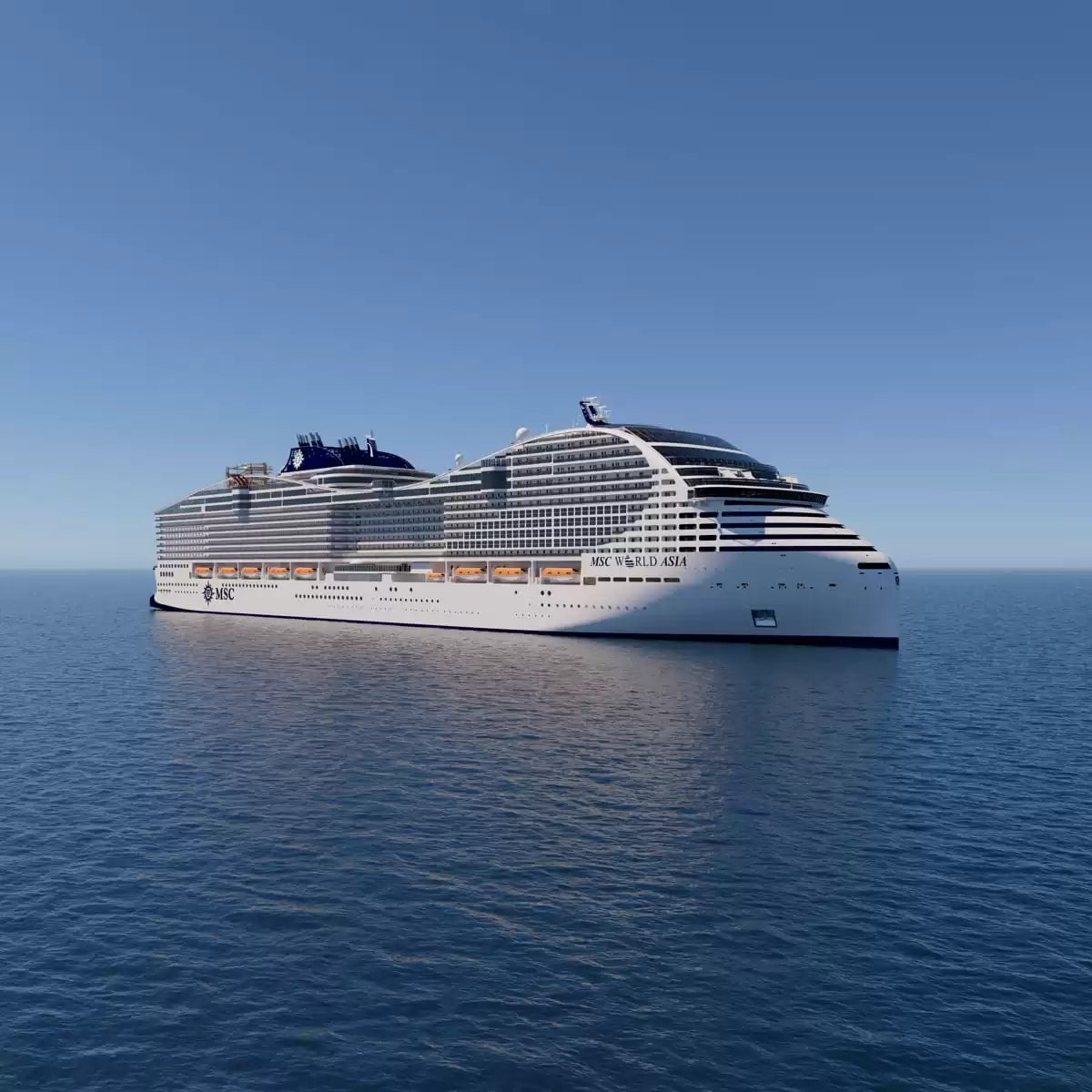 el MSC World Asia  :  cabine 2