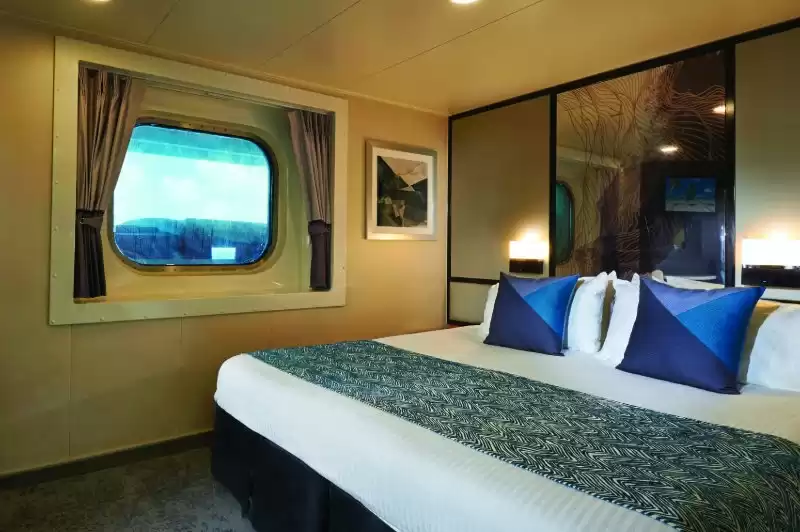 Cabina exterior con vista parcial