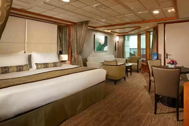 Suite Penthouse trasera con gran balcón